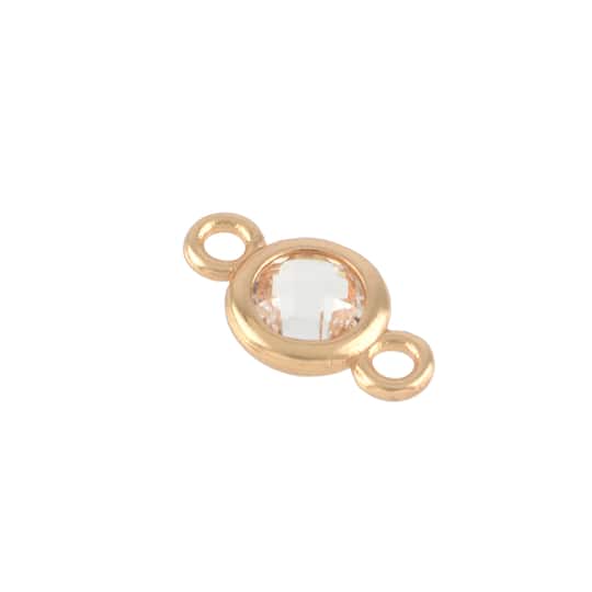 14mm Gold Circle Connectors, 3ct. by Bead Landing™